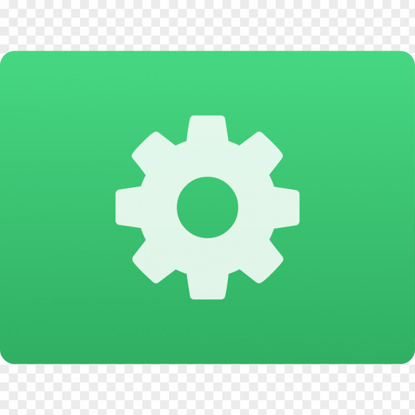 Emerald Computer Configuration Gear PNG