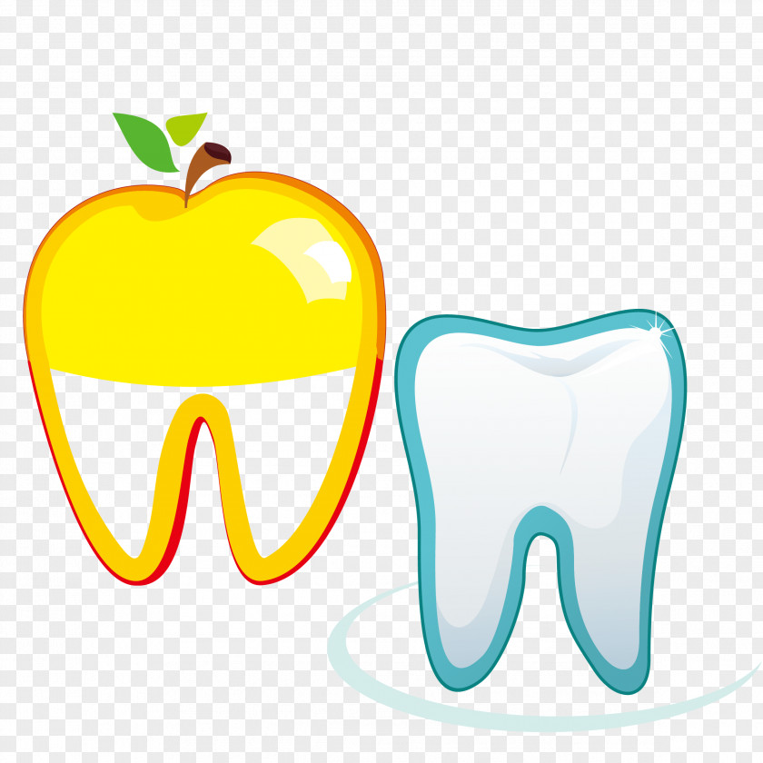 Hand-drawn Cartoon Teeth Vector Tooth Euclidean Clip Art PNG