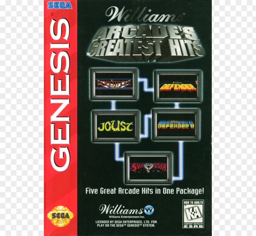 Playstation Williams Arcade's Greatest Hits PlayStation 2 Joust Heavyweights PNG