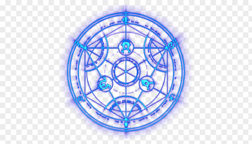 Rune Magic Circle Evocation Image PNG