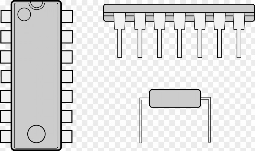 Circuit Drawing Integrated Circuits & Chips Clip Art PNG