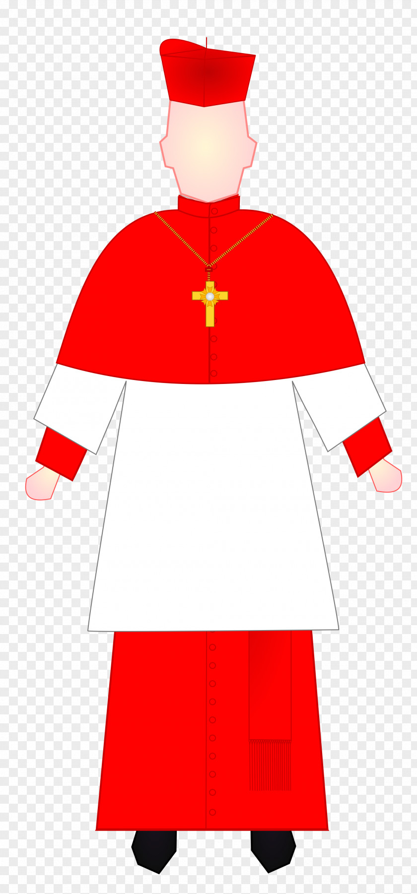 Dress Choir Cardinal Rochet Bishop Clergy PNG