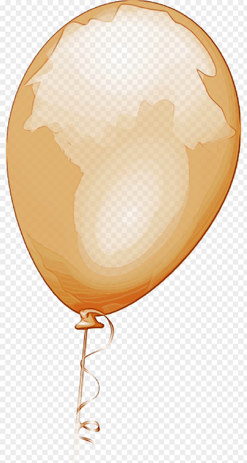 Peach Sphere Balloon Background PNG