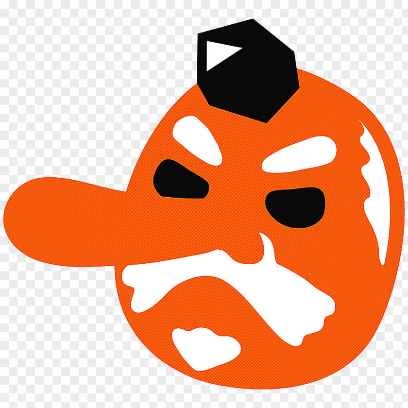 Smile Logo Orange Emoji PNG