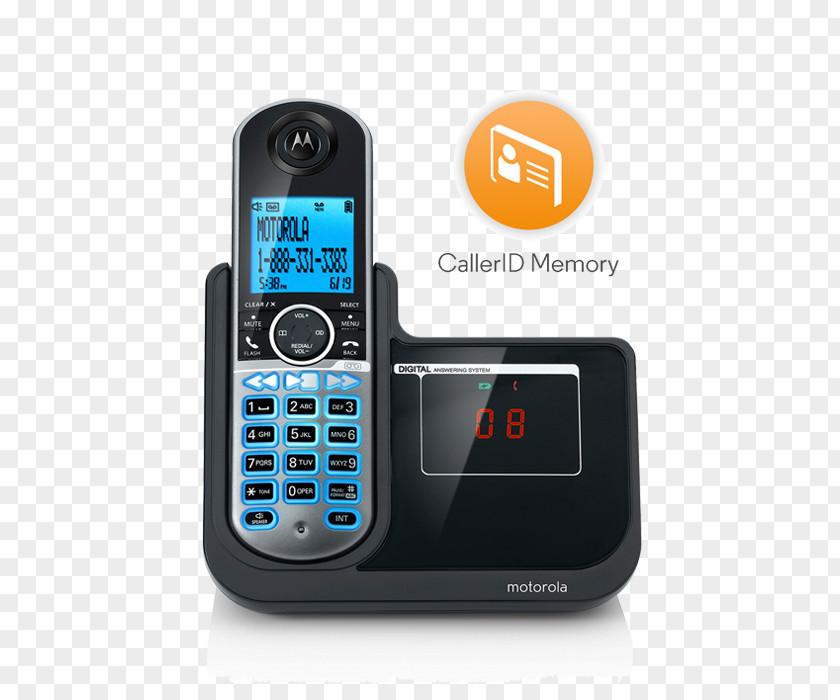 Answering Machine Cordless Telephone Digital Enhanced Telecommunications Handset Home & Business Phones PNG