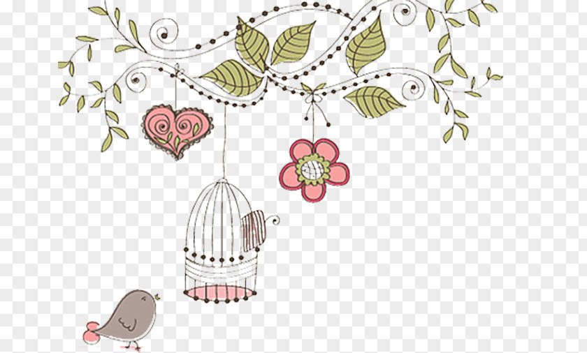 Birds And Birdcages Photography PNG