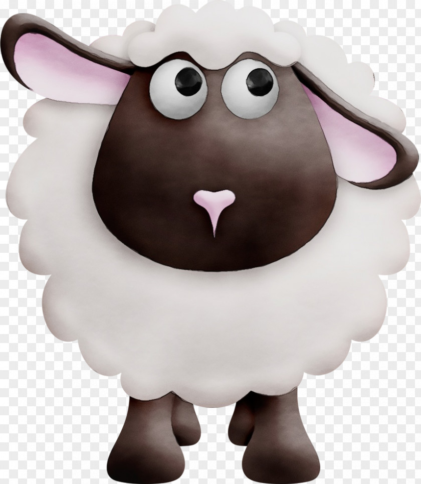 Cartoon Sheep Animation Smile PNG