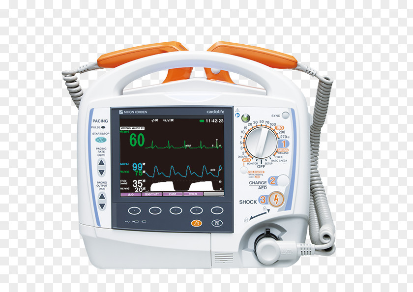 Evoked Potential Medical Equipment Defibrillator Medicine Electrocardiography Device PNG