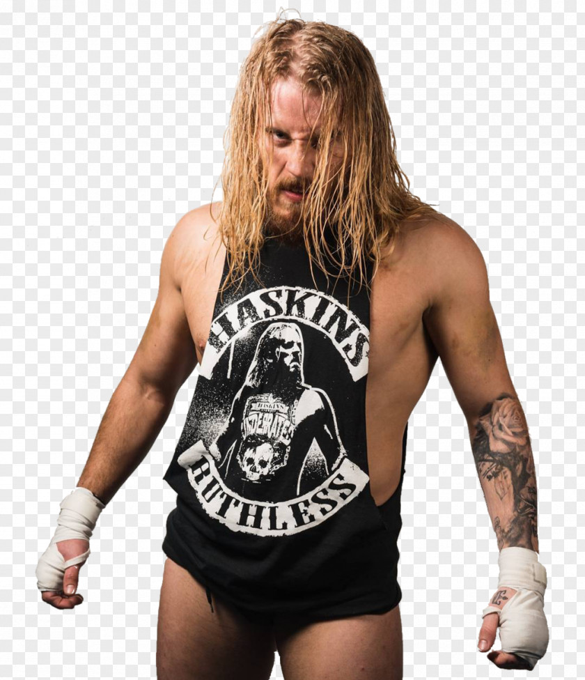 T-shirt Mark Haskins Professional Wrestler Wrestling International Pro Wrestling: United Kingdom PNG