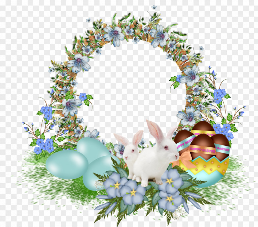 Windows 7 Easter Floral Design Wreath PNG