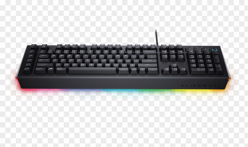 Alienware Computer Keyboard Dell AW568 Advanced Gaming Personal PNG