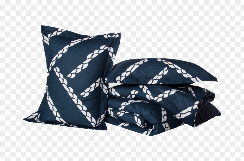 Blue Pillow Blanket Cushion Quilt PNG