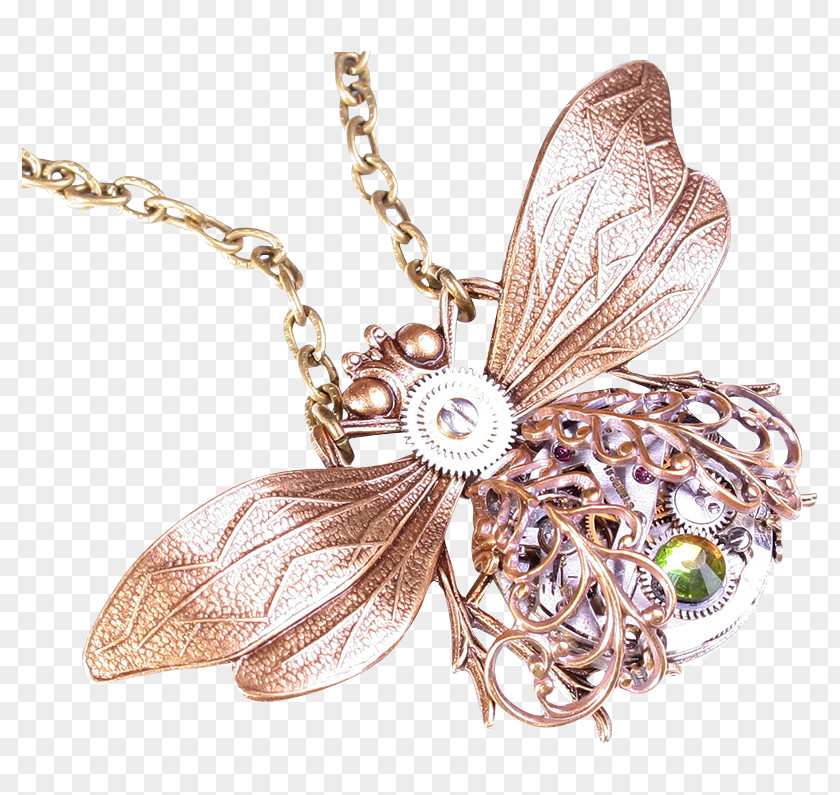 Butterfly Charms & Pendants Necklace Gemstone Body Jewellery PNG