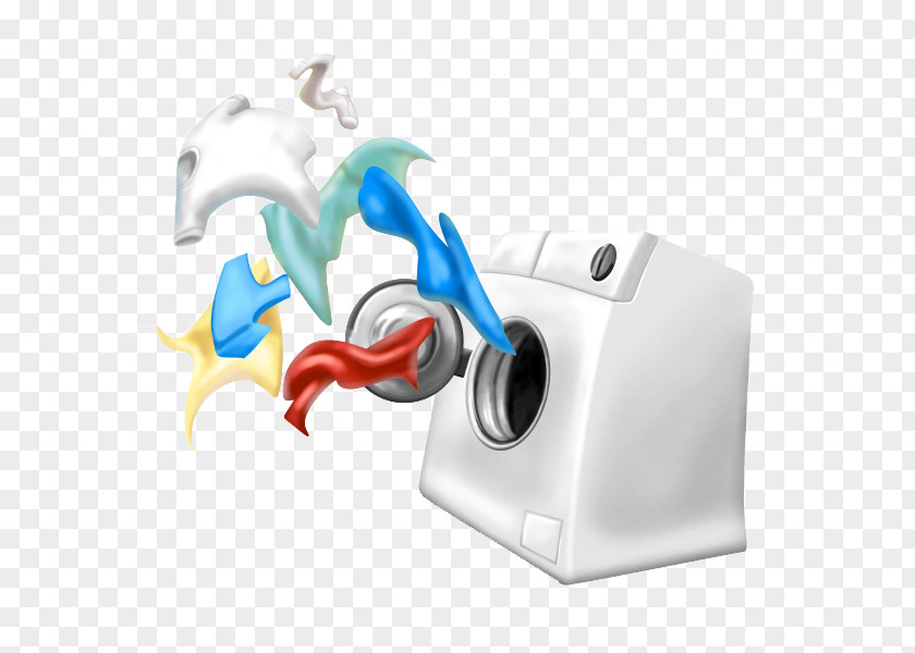 Creative Cartoon Image Of A Washing Machine Laundry Haier Home Appliance Disinfectants PNG