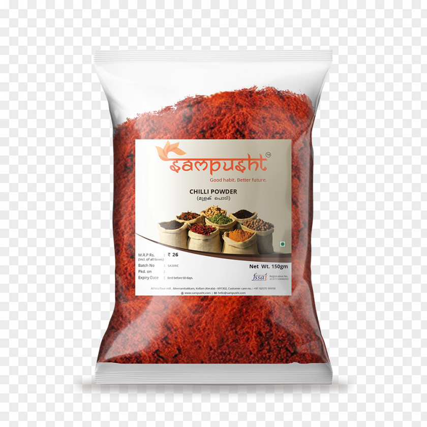 MurukU Spice Mix Chili Powder Puttu Coriander Kashmiri Cuisine PNG