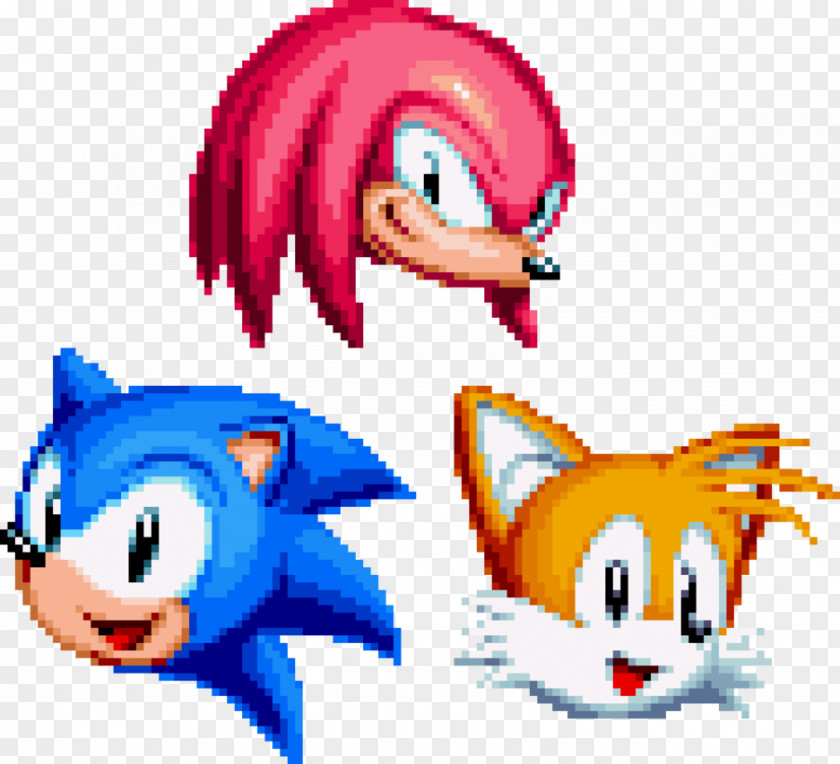 Sprite Sonic Mania Knuckles The Echidna Heroes Tails Chaos PNG