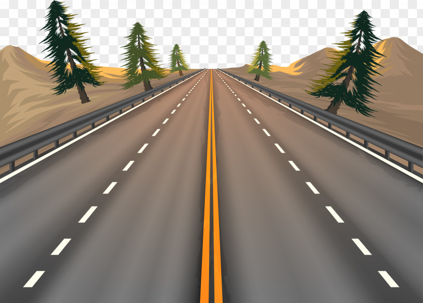 Vector Road Euclidean PNG