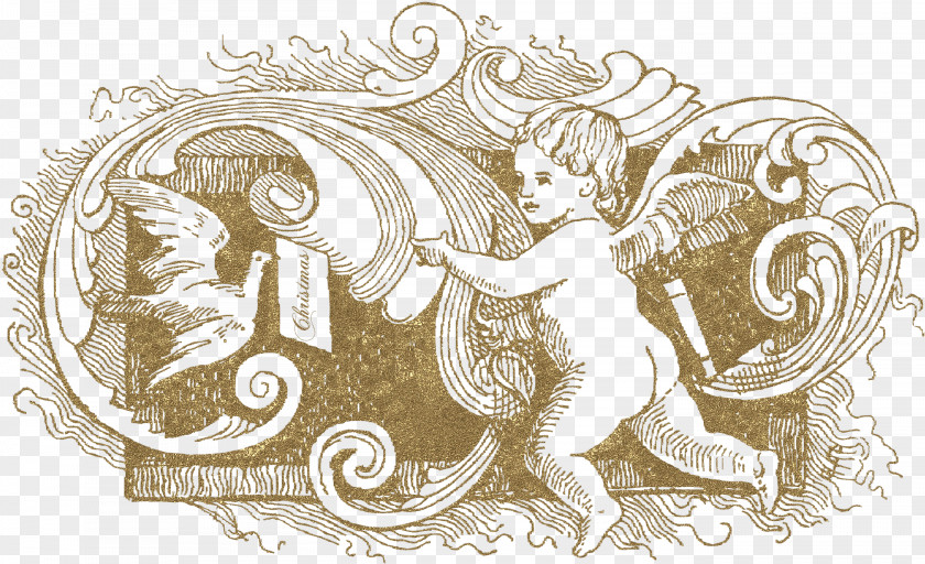 Angel Drawing Black And White Art Decoupage PNG