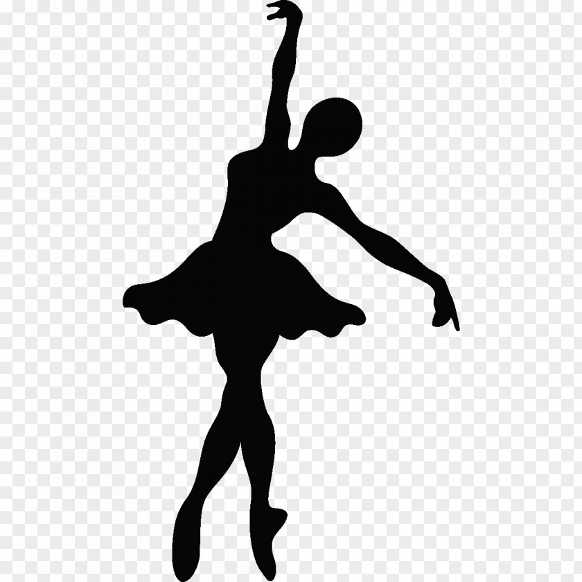 Ballet Dancer Silhouette Pointe Technique PNG