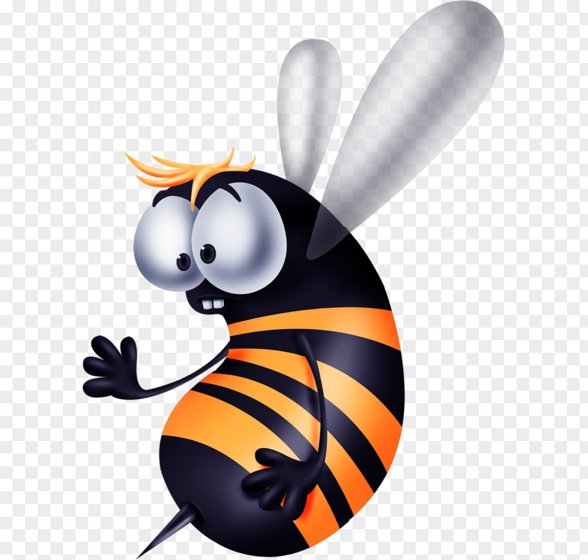 Bee Clip Art Illustration Cartoon Image PNG