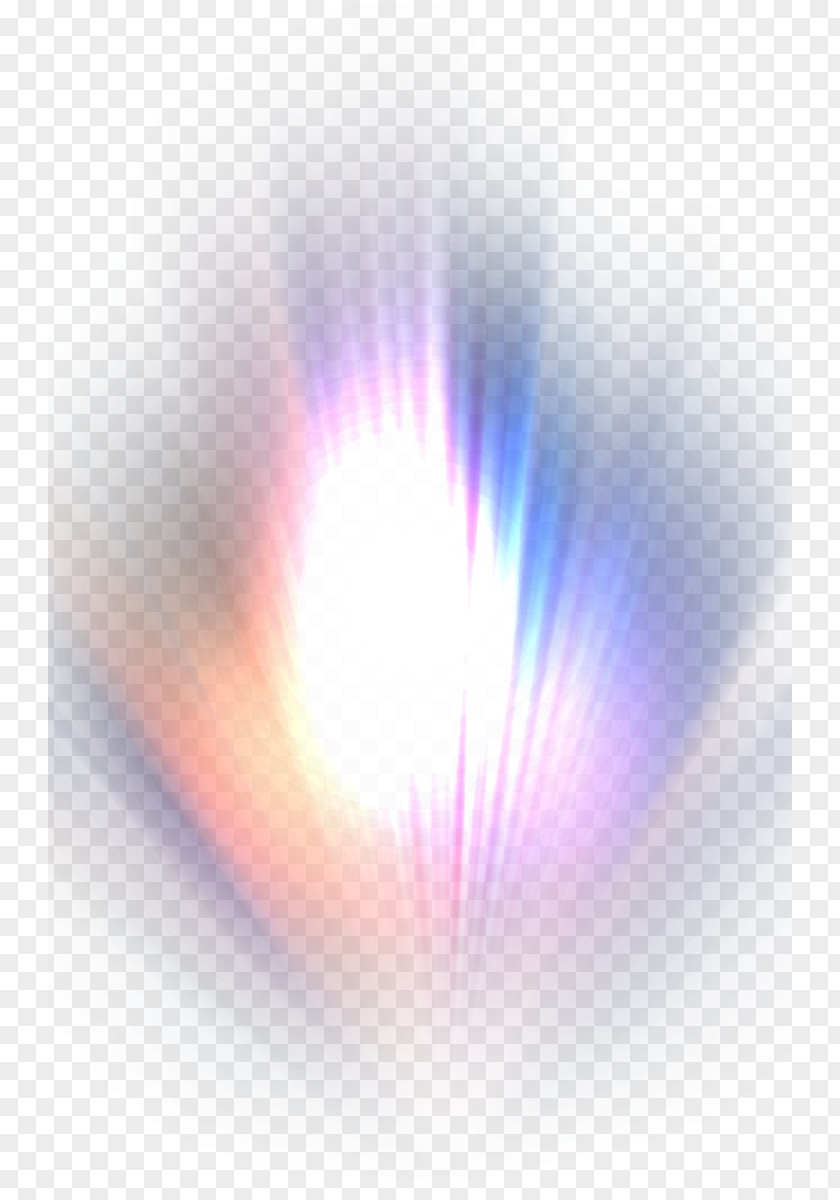 Colorful Aurora Light Halo Computer File PNG