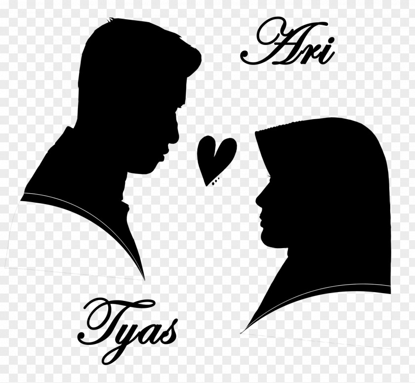 Couple Wedding Silhouette PNG