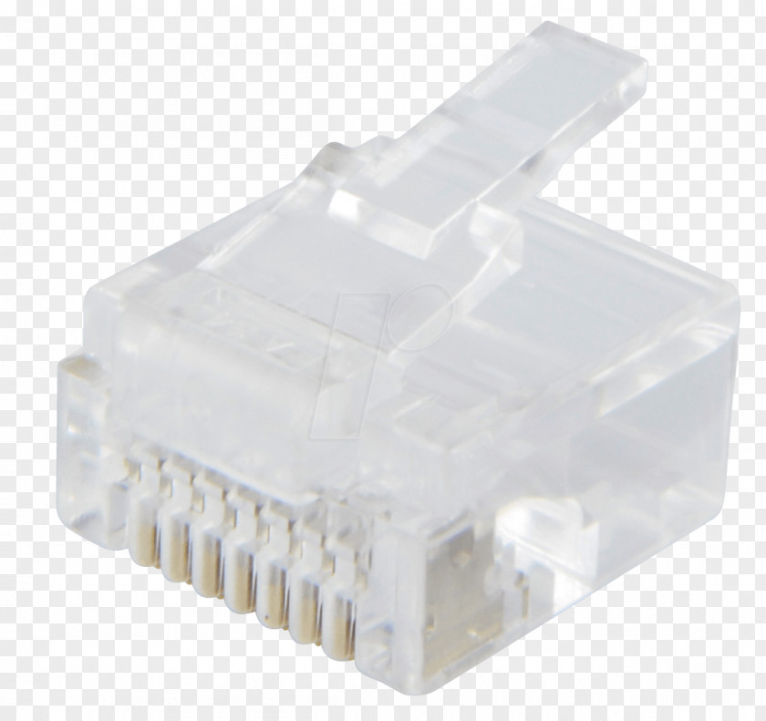 Electrical Connector Registered Jack Interface RJ-12 Plug-in PNG