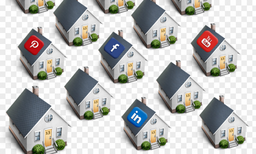 Real Estate Social Media Plastic PNG