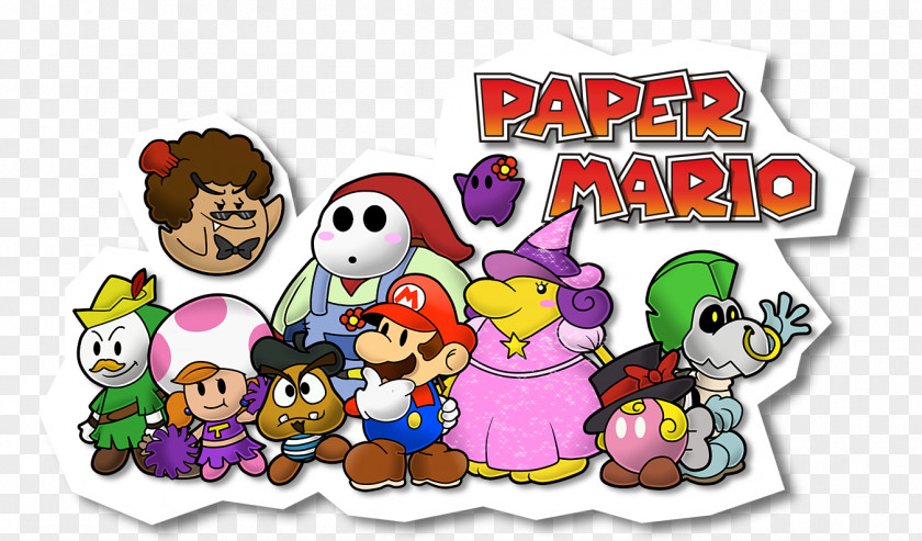 Mario Paper Mario: The Thousand-Year Door Super Sticker Star PNG