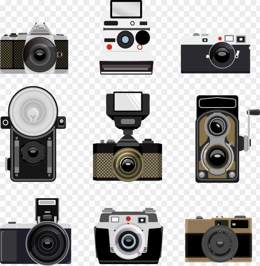 Photographic Camera Equipment Poster PNG