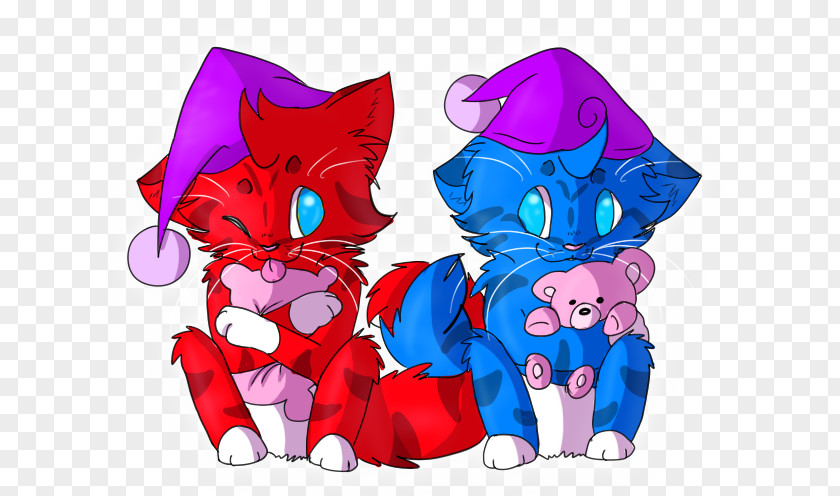 Sleep Over Cat Pink M Clip Art PNG