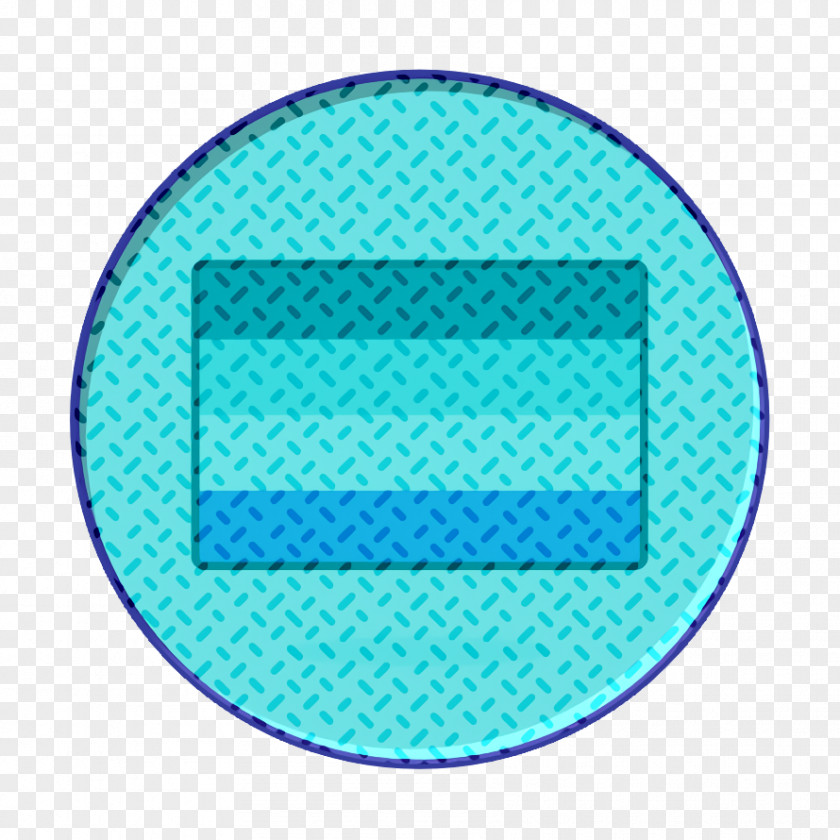 Teal Turquoise Circle Icon PNG