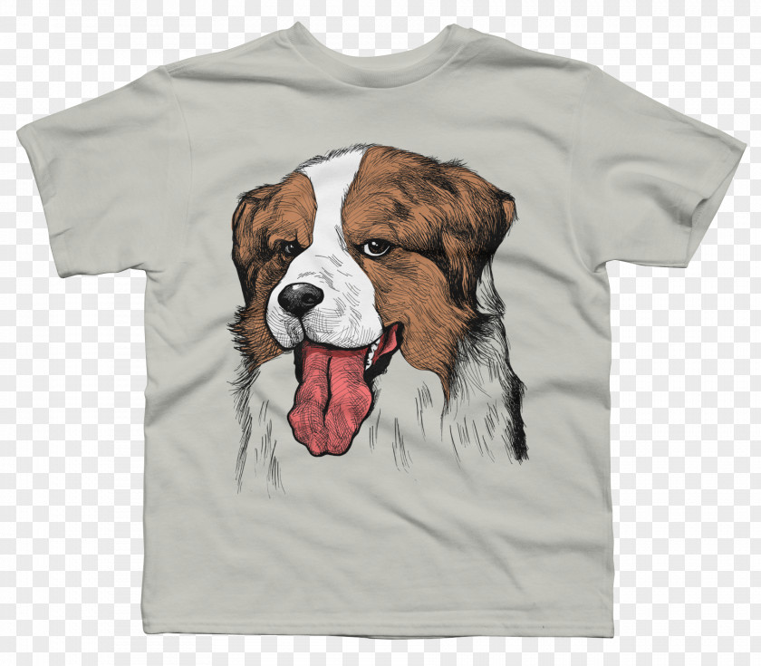 The Boy Dog Printed T-shirt Clothing PNG