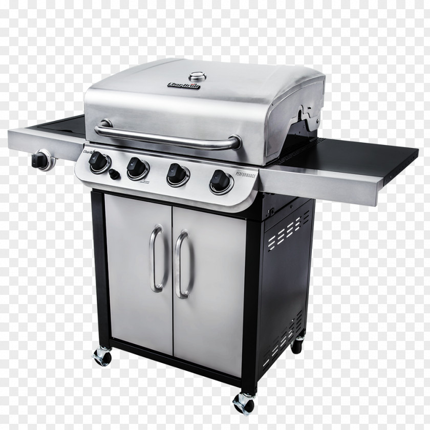 Barbecue Char-Broil Performance 4 Burner Gas Grill Grilling 463376017 PNG