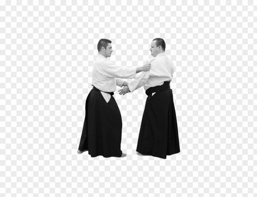 Dori Aikido Dobok Shoulder Black M PNG