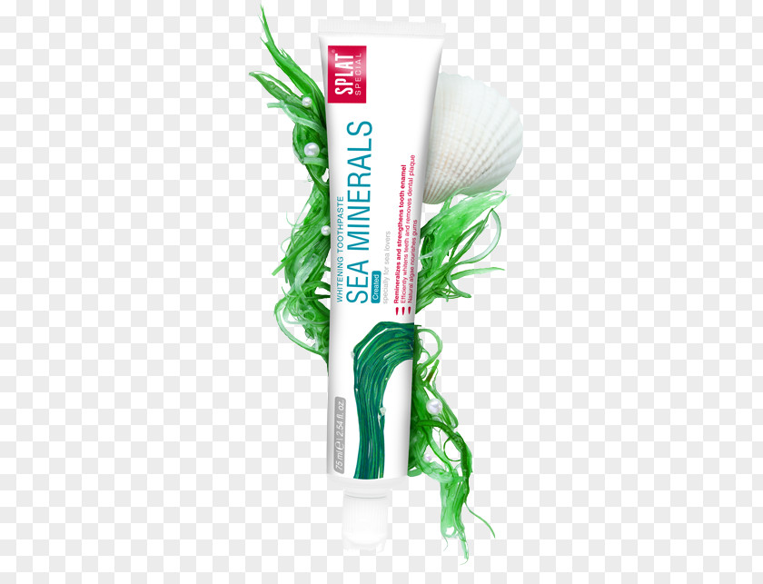 Sea Minerals Toothpaste Tooth Enamel Splat-Cosmetica Mineral PNG