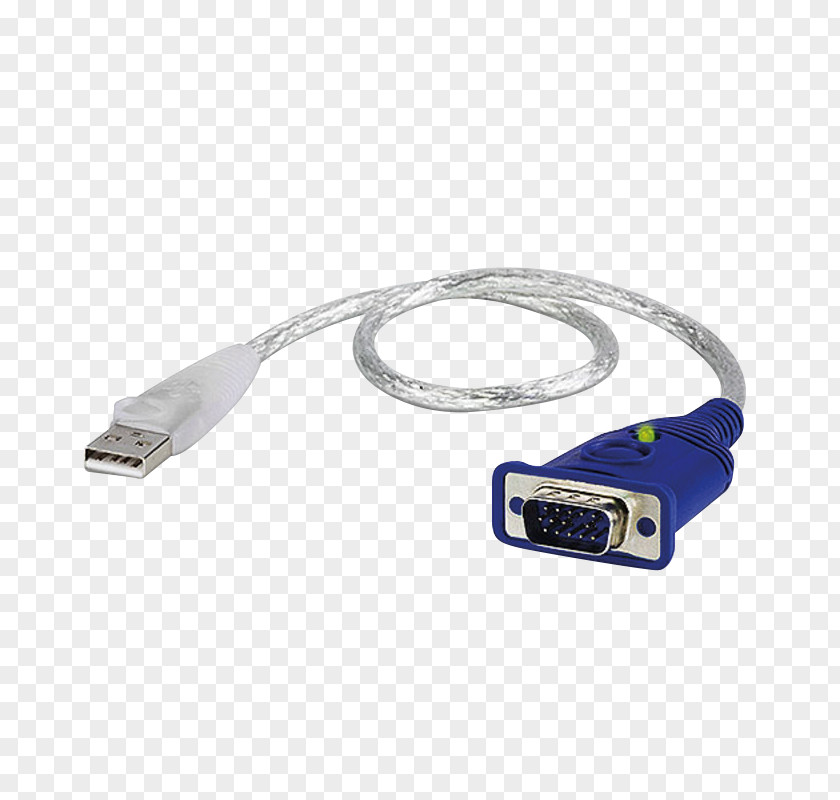 USB VGA Connector Electrical Extended Display Identification Data Adapter PNG
