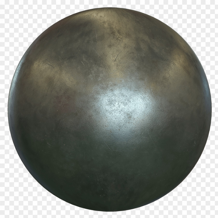 01504 Metal Sphere PNG