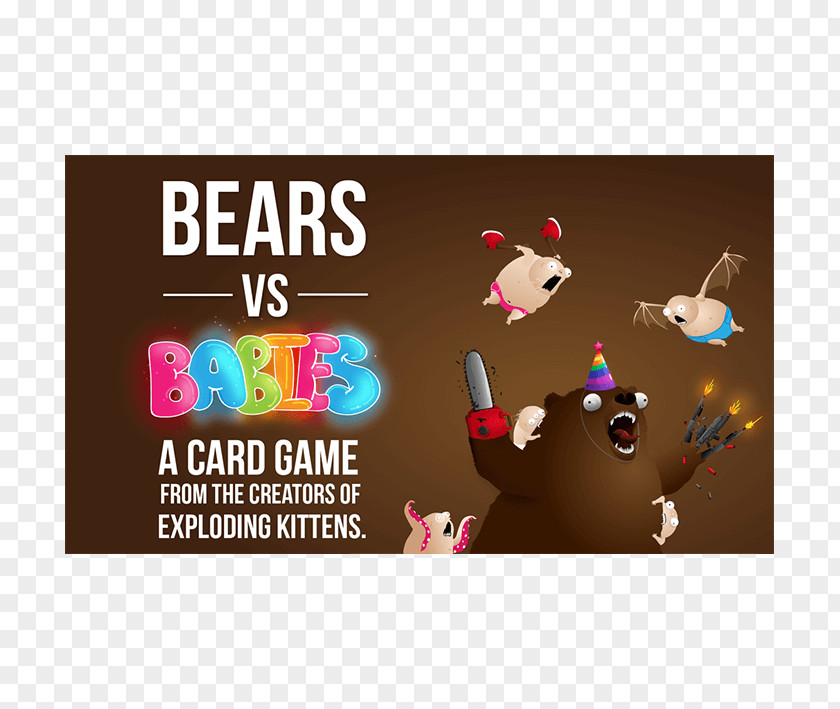 Baby Game Bears Vs. Babies Exploding Kittens Card The Oatmeal PNG