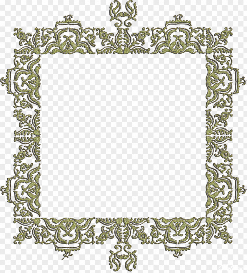 Lace Boarder Picture Frames Clip Art PNG