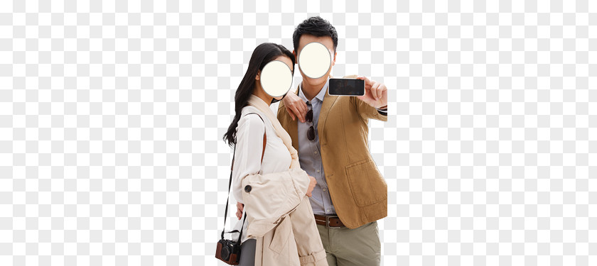 Men And Women Self-timer Selfie Self Timer PNG