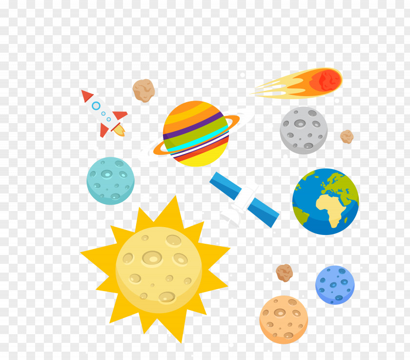 Outer Space Planets PNG