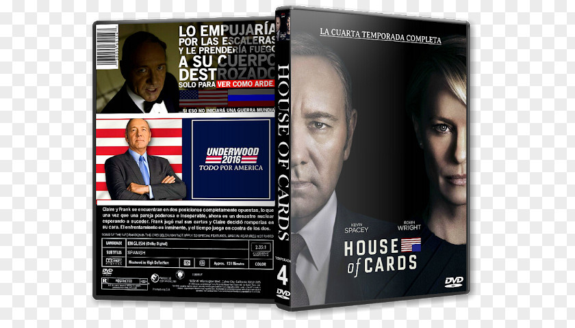Season 4 Blu-ray Disc Display Advertising ElectronicsSeason Greetings Computer Software House Of Cards PNG