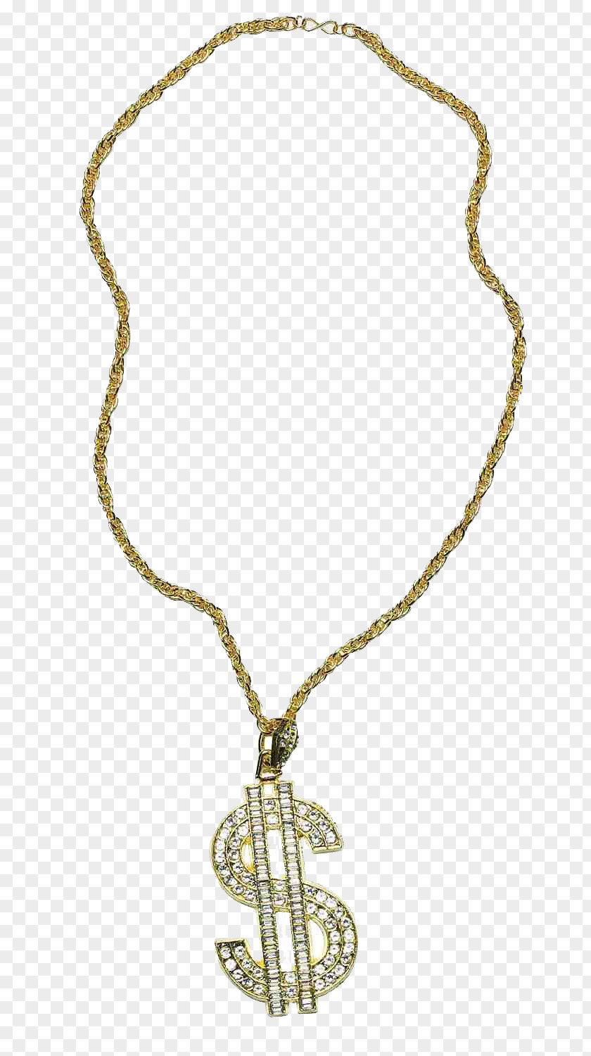 Thug Life Gold Chain File Necklace Clip Art PNG