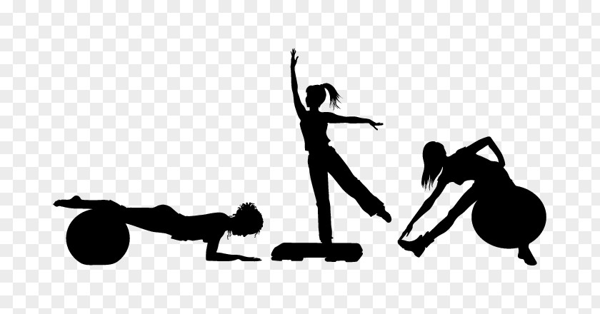 Aerobics Aerobic Exercise Silhouette PNG