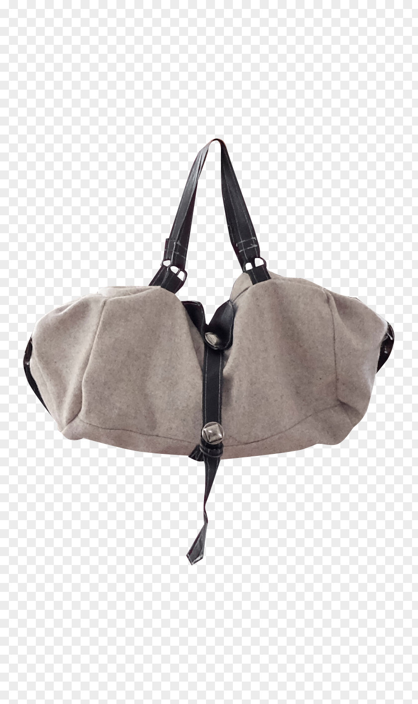 Bag Handbag Hobo Wool Beige PNG