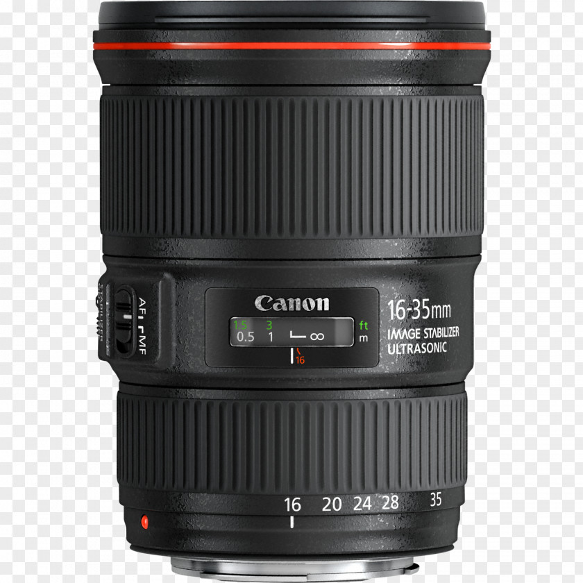 Camera Lens Canon EF Mount 16–35mm L 16-35mm F/4.0 USM PNG