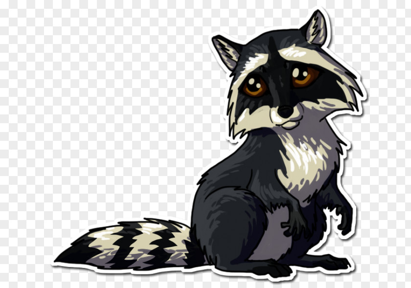 Cat Whiskers Raccoon Red Fox Illustration PNG
