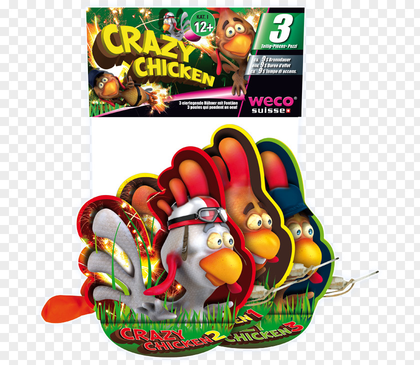 Crazy Chicken WECO Pyrotechnische Fabrik GmbH Fireworks Party Popper Pyrotechnics PNG