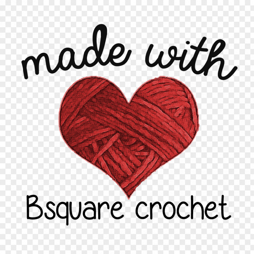 Crochet Clover Hat Valentine's Day Heart Brand Line Tote Bag PNG